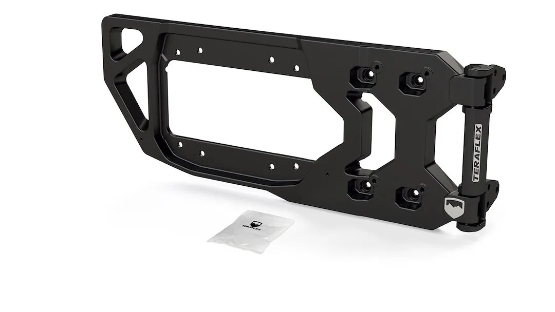 4838900 – TERAFLEX Spare Tire Carrier Reinforcement Bracket, Replaces OE Tailgate Hinge Allows Up To 5 Inch Tire With...